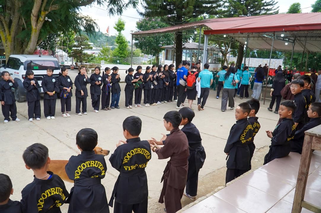 GIAO LƯU GIỮA LIÊN ĐOÀN VÕ CỔ TRUYỀN THÀNH PHỐ HỒ CHÍ MINH VỚI CHÙA HUỆ LÂM, LÂM ĐỒNG — hình 11