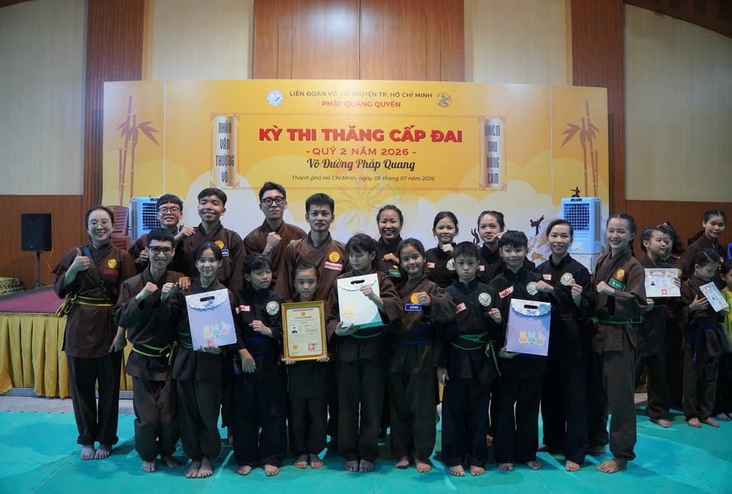 TỔNG ĐƯỜNG PHÁP QUANG TỔ CHỨC THÀNH CÔNG KỲ THI THĂNG CẤP ĐAI LẦN II – NĂM 2026 — hình 4