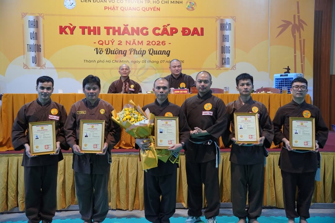 TỔNG ĐƯỜNG PHÁP QUANG TỔ CHỨC THÀNH CÔNG KỲ THI THĂNG CẤP ĐAI LẦN II – NĂM 2026 — hình 30