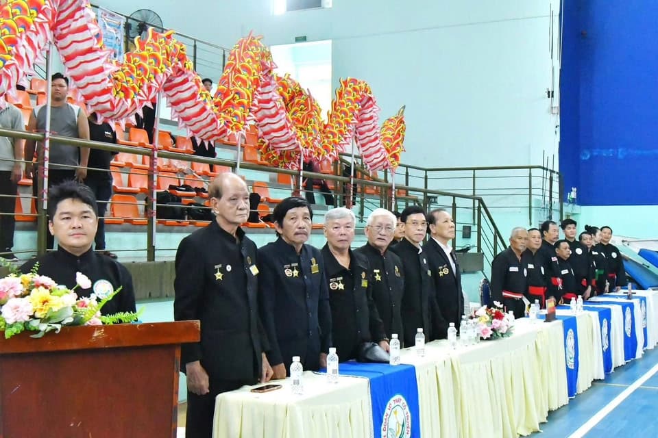 HỪNG HỰC HÀO KHÍ TẠI KHAI MẠC KÌ THI NÂNG ĐAI, ĐỔI ĐAI VÕ CỔ TRUYỀN QUỐC GIA LẦN THỨ I… — hình 5