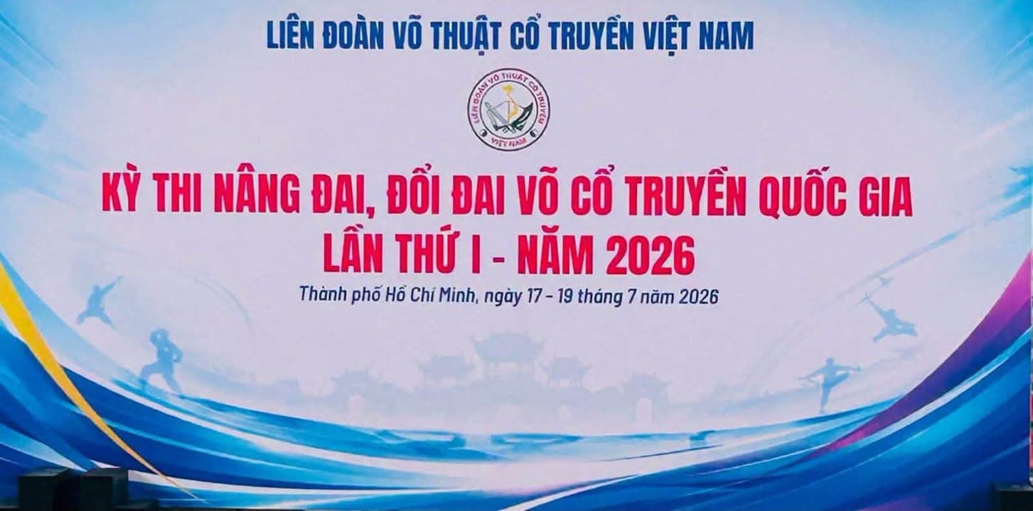 HỪNG HỰC HÀO KHÍ TẠI KHAI MẠC KÌ THI NÂNG ĐAI, ĐỔI ĐAI VÕ CỔ TRUYỀN QUỐC GIA LẦN THỨ I… — hình 7