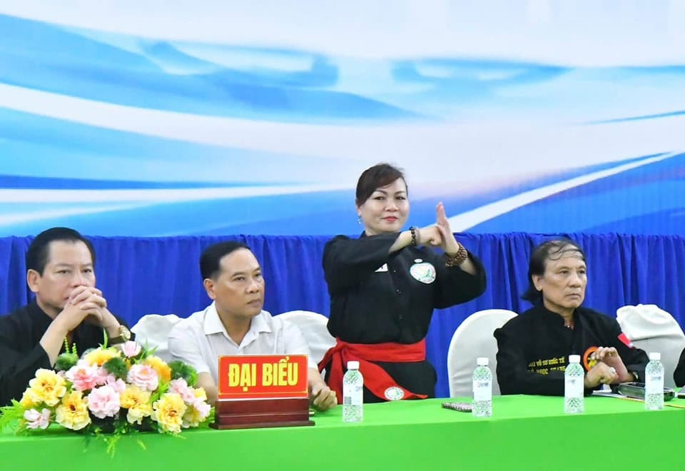 HỪNG HỰC HÀO KHÍ TẠI KHAI MẠC KÌ THI NÂNG ĐAI, ĐỔI ĐAI VÕ CỔ TRUYỀN QUỐC GIA LẦN THỨ I… — hình 28