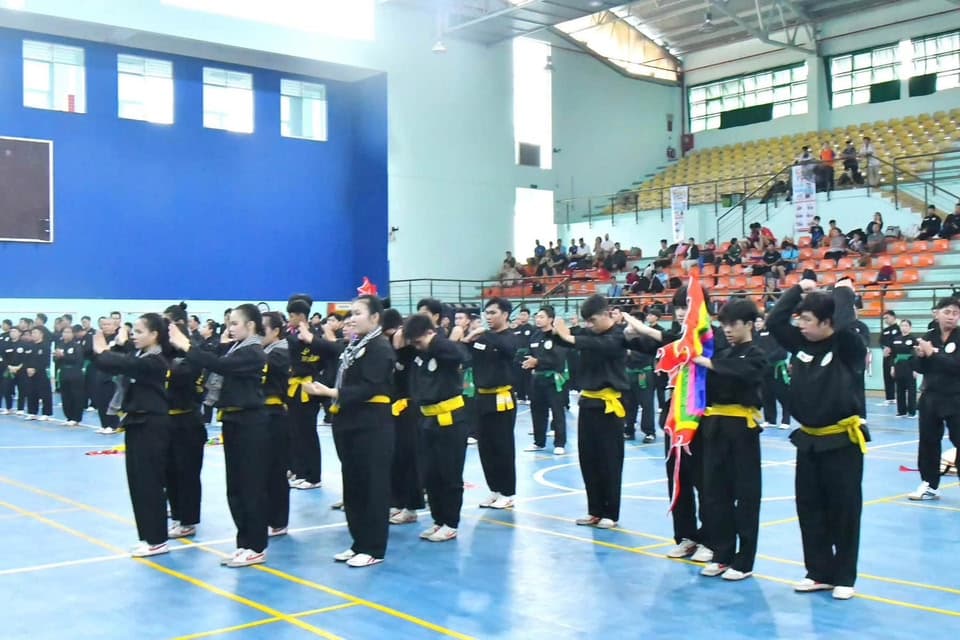 HỪNG HỰC HÀO KHÍ TẠI KHAI MẠC KÌ THI NÂNG ĐAI, ĐỔI ĐAI VÕ CỔ TRUYỀN QUỐC GIA LẦN THỨ I… — hình 33