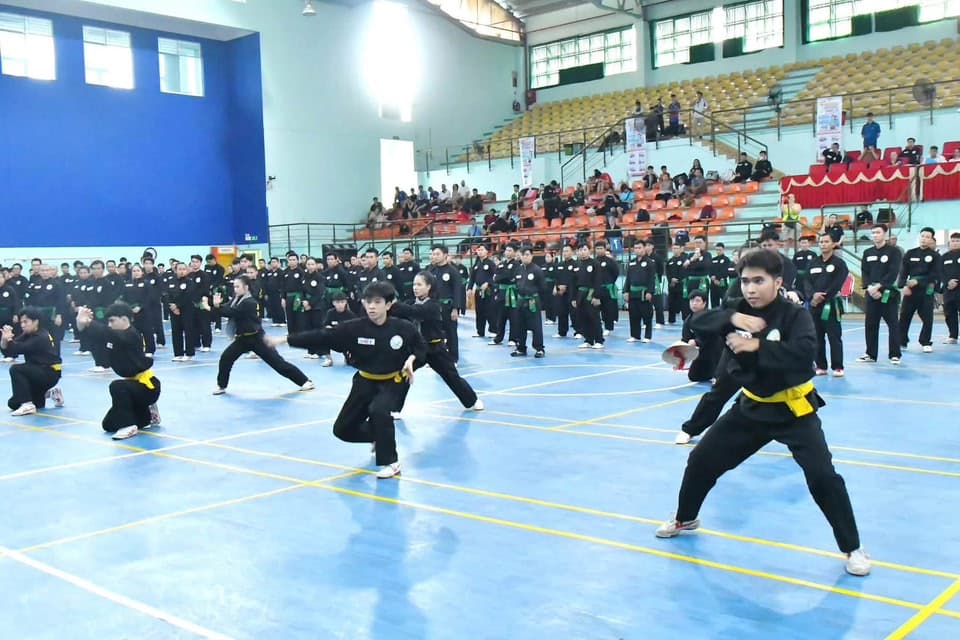 HỪNG HỰC HÀO KHÍ TẠI KHAI MẠC KÌ THI NÂNG ĐAI, ĐỔI ĐAI VÕ CỔ TRUYỀN QUỐC GIA LẦN THỨ I… — hình 36