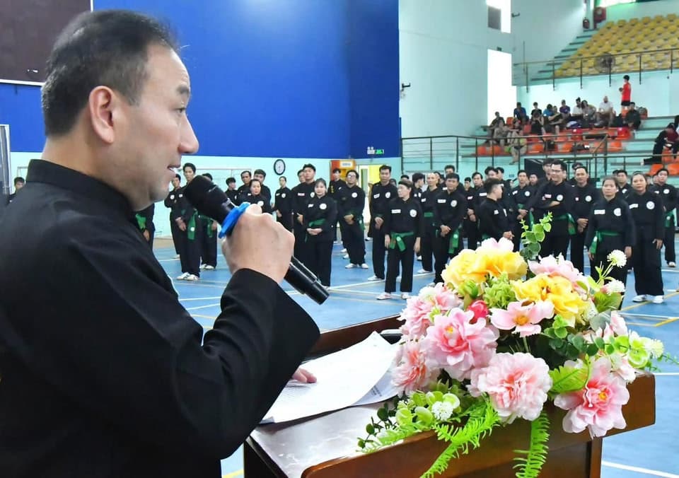 HỪNG HỰC HÀO KHÍ TẠI KHAI MẠC KÌ THI NÂNG ĐAI, ĐỔI ĐAI VÕ CỔ TRUYỀN QUỐC GIA LẦN THỨ I… — hình 46