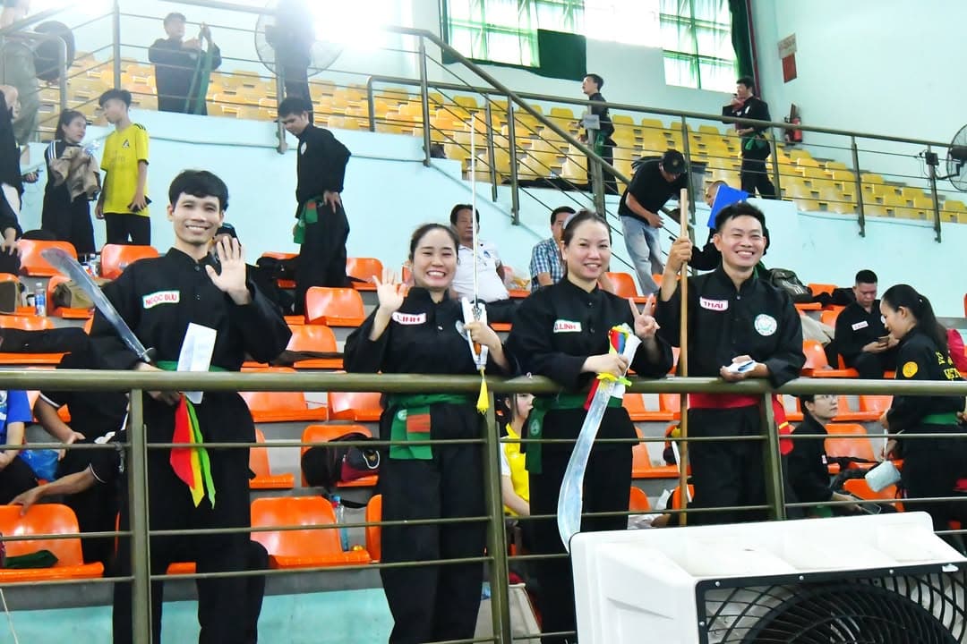 HỪNG HỰC HÀO KHÍ TẠI KHAI MẠC KÌ THI NÂNG ĐAI, ĐỔI ĐAI VÕ CỔ TRUYỀN QUỐC GIA LẦN THỨ I… — hình 62
