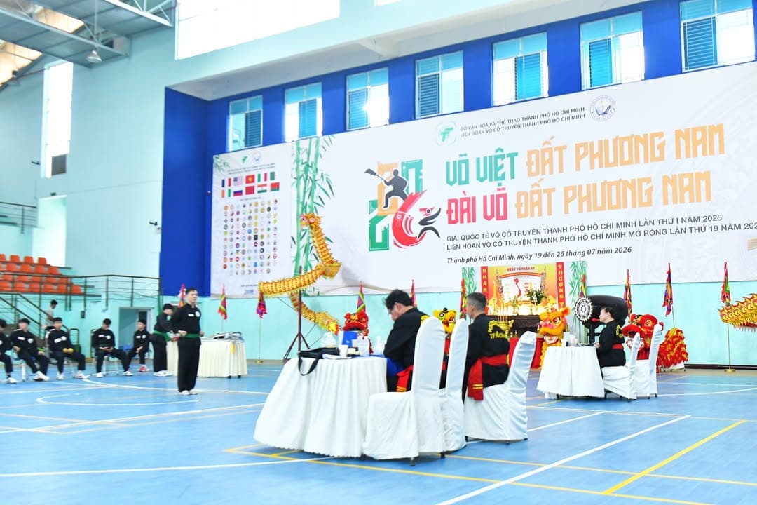 CẬP NHẬT HÌNH ẢNH TẠI KỲ THI NÂNG ĐAI, ĐỔI ĐAI VÕ CỔ TRUYỀN QUỐC GIA LẦN THỨ I - NĂM 20… — hình 22