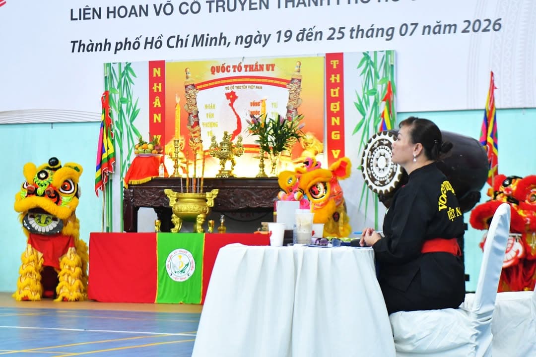 CẬP NHẬT HÌNH ẢNH TẠI KỲ THI NÂNG ĐAI, ĐỔI ĐAI VÕ CỔ TRUYỀN QUỐC GIA LẦN THỨ I - NĂM 20… — hình 23