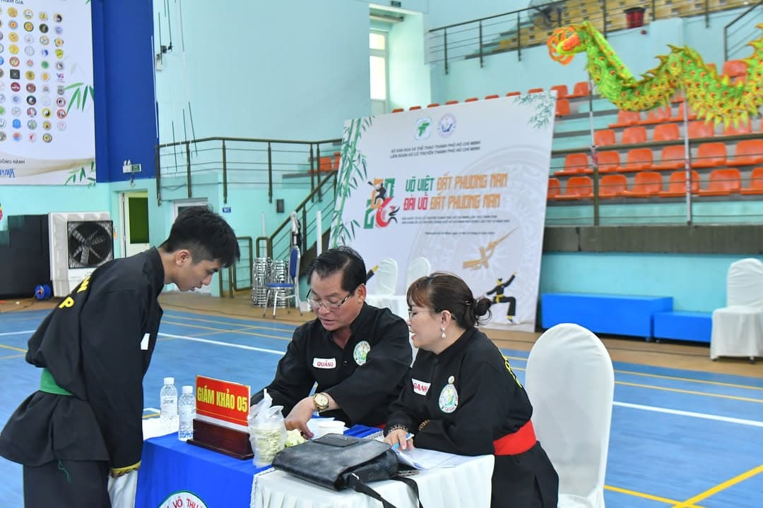 CẬP NHẬT HÌNH ẢNH TẠI KỲ THI NÂNG ĐAI, ĐỔI ĐAI VÕ CỔ TRUYỀN QUỐC GIA LẦN THỨ I - NĂM 20… — hình 86
