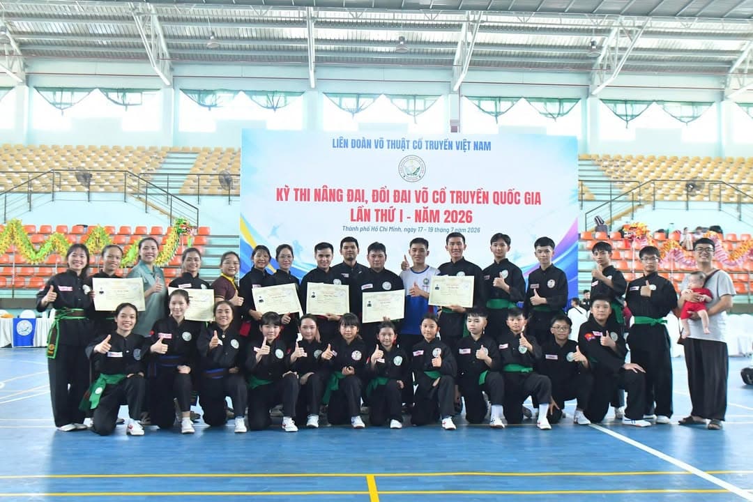 XIN CHÚC MỪNG CÁC VÕ SINH, MÔN SINH PHẬT QUANG QUYỀN HOÀN THÀNH KỲ THI NÂNG ĐAI, ĐỔI ĐA… — hình 73