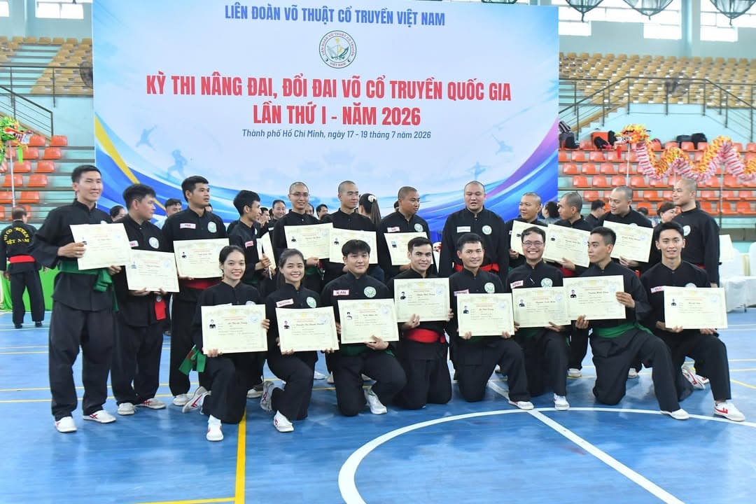 XIN CHÚC MỪNG CÁC VÕ SINH, MÔN SINH PHẬT QUANG QUYỀN HOÀN THÀNH KỲ THI NÂNG ĐAI, ĐỔI ĐA… — hình 77