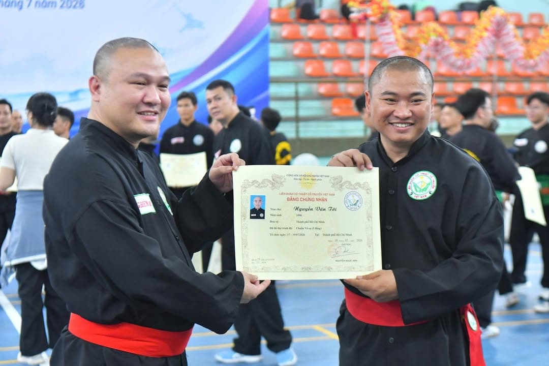 XIN CHÚC MỪNG CÁC VÕ SINH, MÔN SINH PHẬT QUANG QUYỀN HOÀN THÀNH KỲ THI NÂNG ĐAI, ĐỔI ĐA… — hình 79