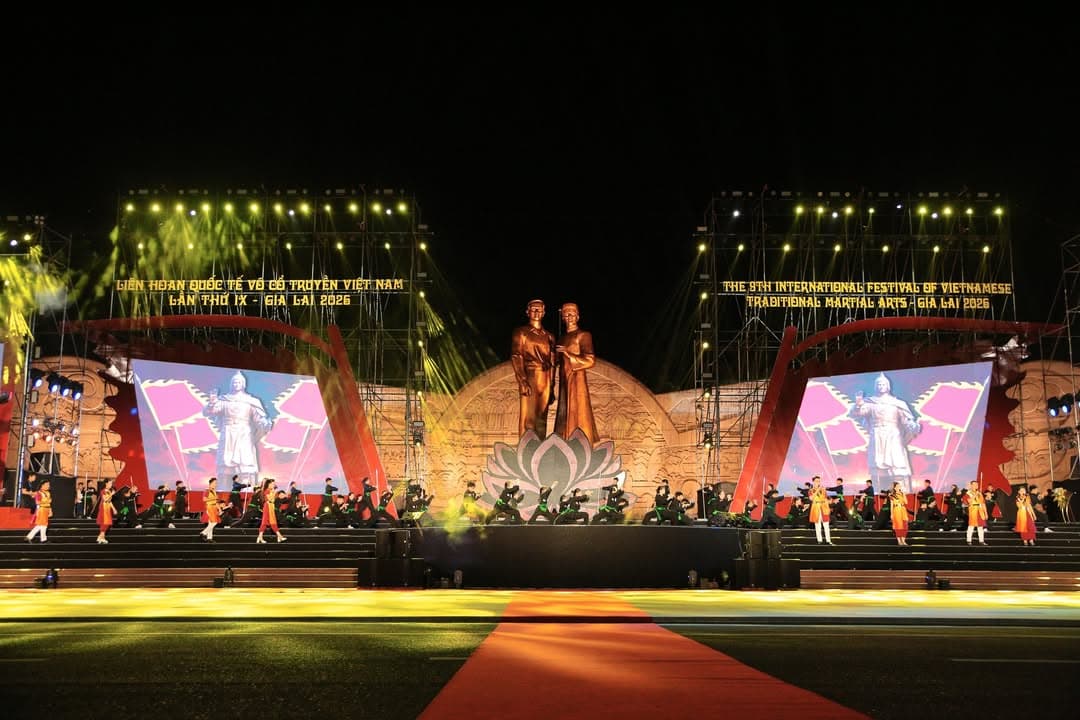 LỄ KHAI MẠC LIÊN HOAN QUỐC TẾ VÕ CỔ TRUYỀN VIỆT NAM LẦN THỨ IX- GIA LAI 2026