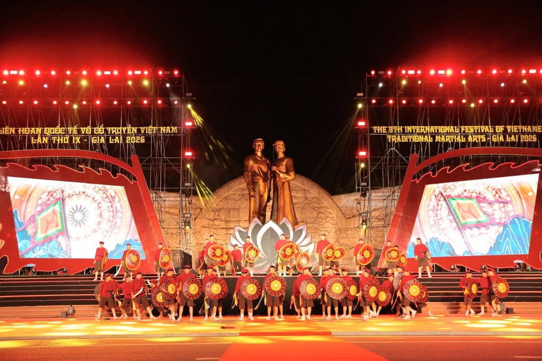 LỄ KHAI MẠC LIÊN HOAN QUỐC TẾ VÕ CỔ TRUYỀN VIỆT NAM LẦN THỨ IX- GIA LAI 2026 — hình 15