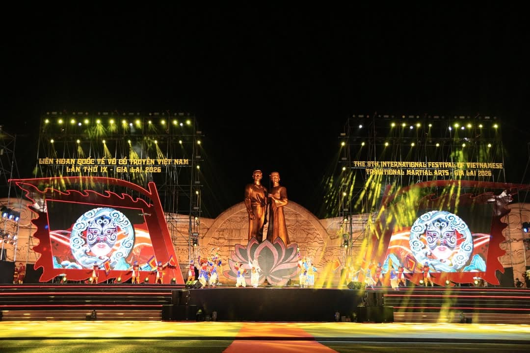 LỄ KHAI MẠC LIÊN HOAN QUỐC TẾ VÕ CỔ TRUYỀN VIỆT NAM LẦN THỨ IX- GIA LAI 2026 — hình 16
