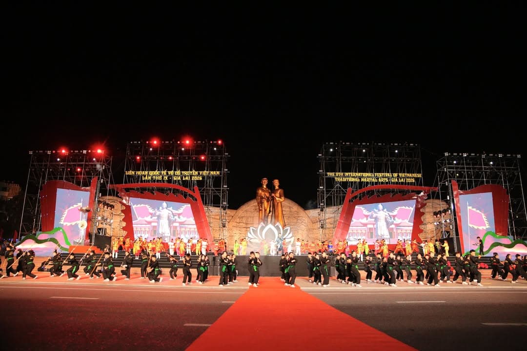 LỄ KHAI MẠC LIÊN HOAN QUỐC TẾ VÕ CỔ TRUYỀN VIỆT NAM LẦN THỨ IX- GIA LAI 2026 — hình 30