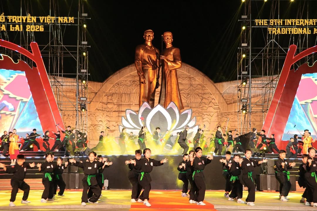 LỄ KHAI MẠC LIÊN HOAN QUỐC TẾ VÕ CỔ TRUYỀN VIỆT NAM LẦN THỨ IX- GIA LAI 2026 — hình 31