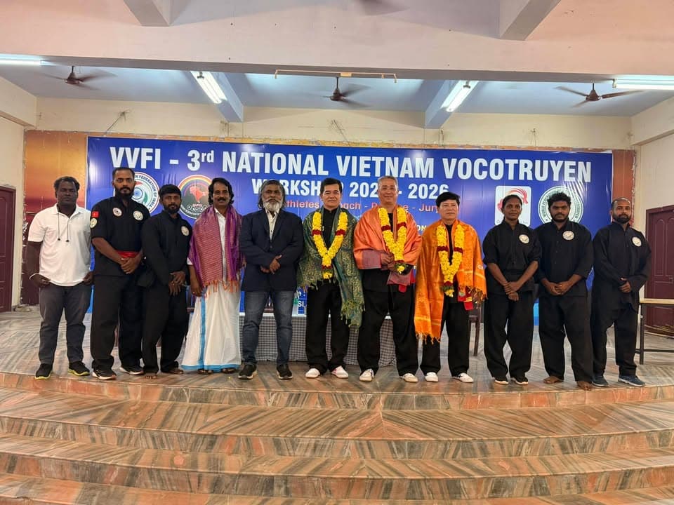 TẬP HUẤN VÕ CỔ TRUYỀN VIỆT NAM (VOCOTRUYEN) TẠI ẤN ĐỘ VÀ NAM Á